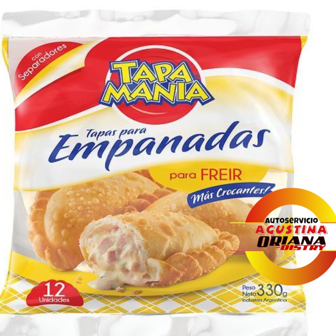 TAPA DE EMPANADAS TAPA MANIA 330G FREIR