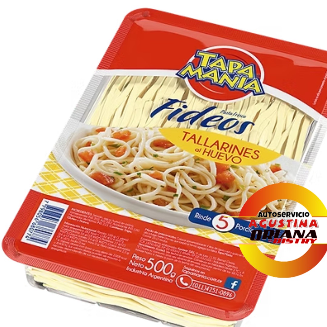 FIDEOS TAPA MANIA 500G