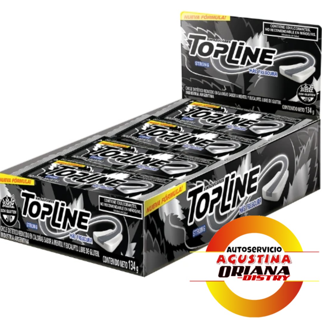 TOP LINE SEVEN CHICLE - SEVEN ATOMIC STRONG -