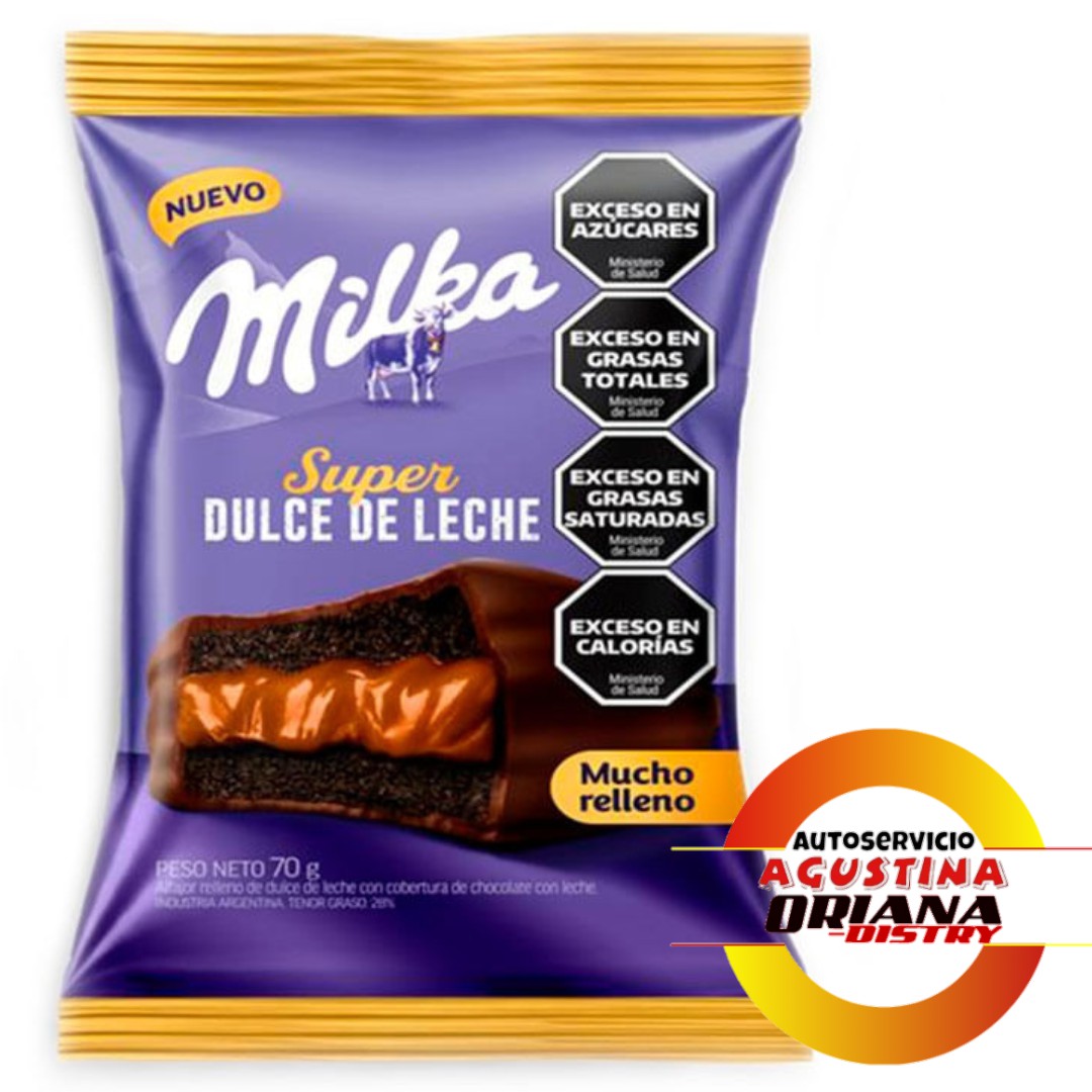 ALFAJOR  MILKA EXTRA DDL 70G