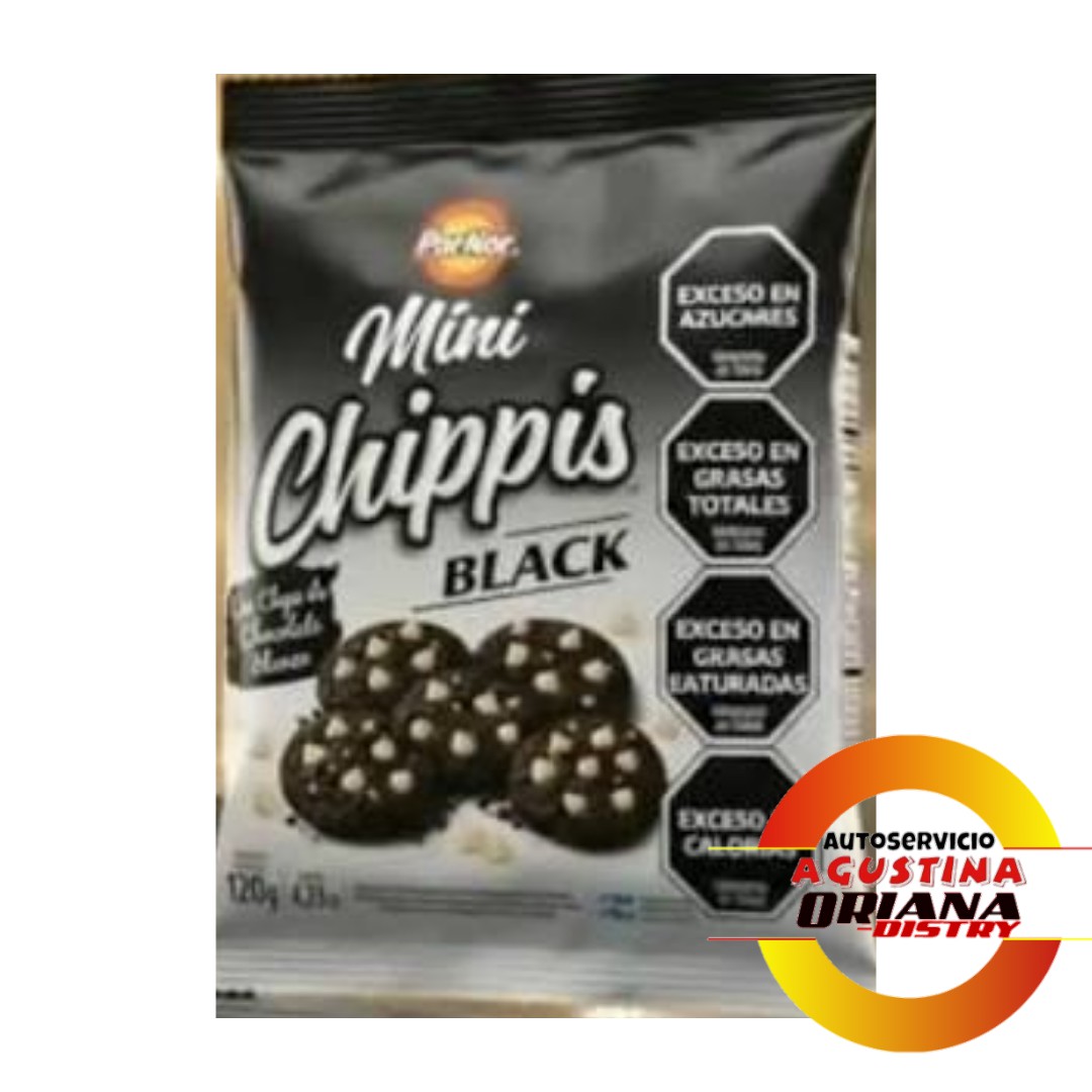 PAR NOR MINI CHIPPIS BLACK 120GR