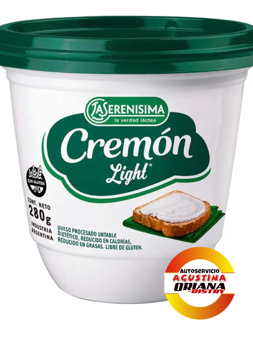 QUESO CREMA CREMON LIGHT 280G