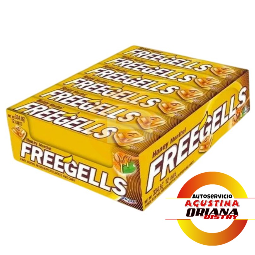 PASTILLAS FREEGELLS 36X12 MIEL