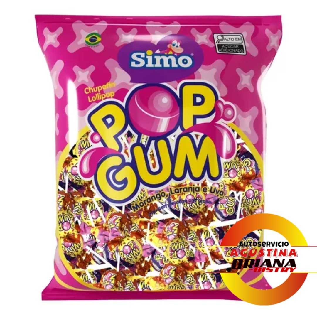 CHUPETIN 500G POP GUM CON CHICLE
