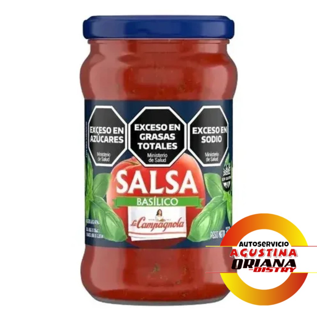 SALSA 350G BASILICO LA CAMPAGNOLA