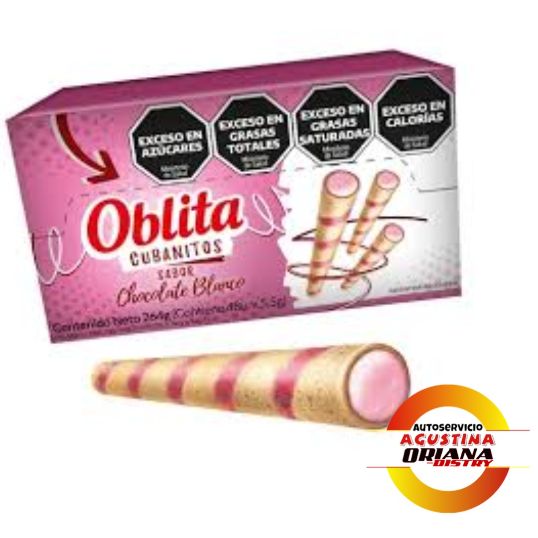 CUBANITOS OBLITA 48UN FRUTILLA