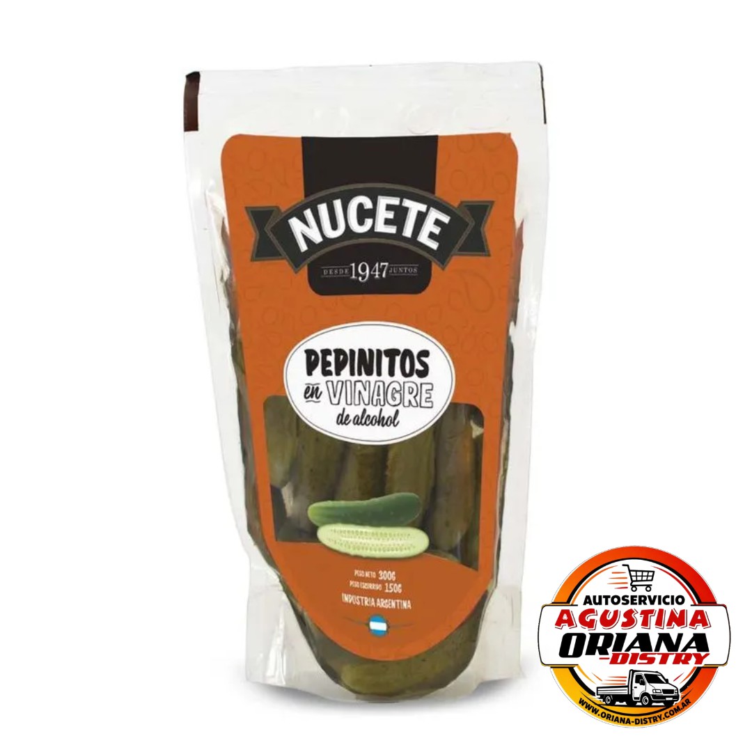 PEPINITOS EN VINAGRE 150G NUCETE