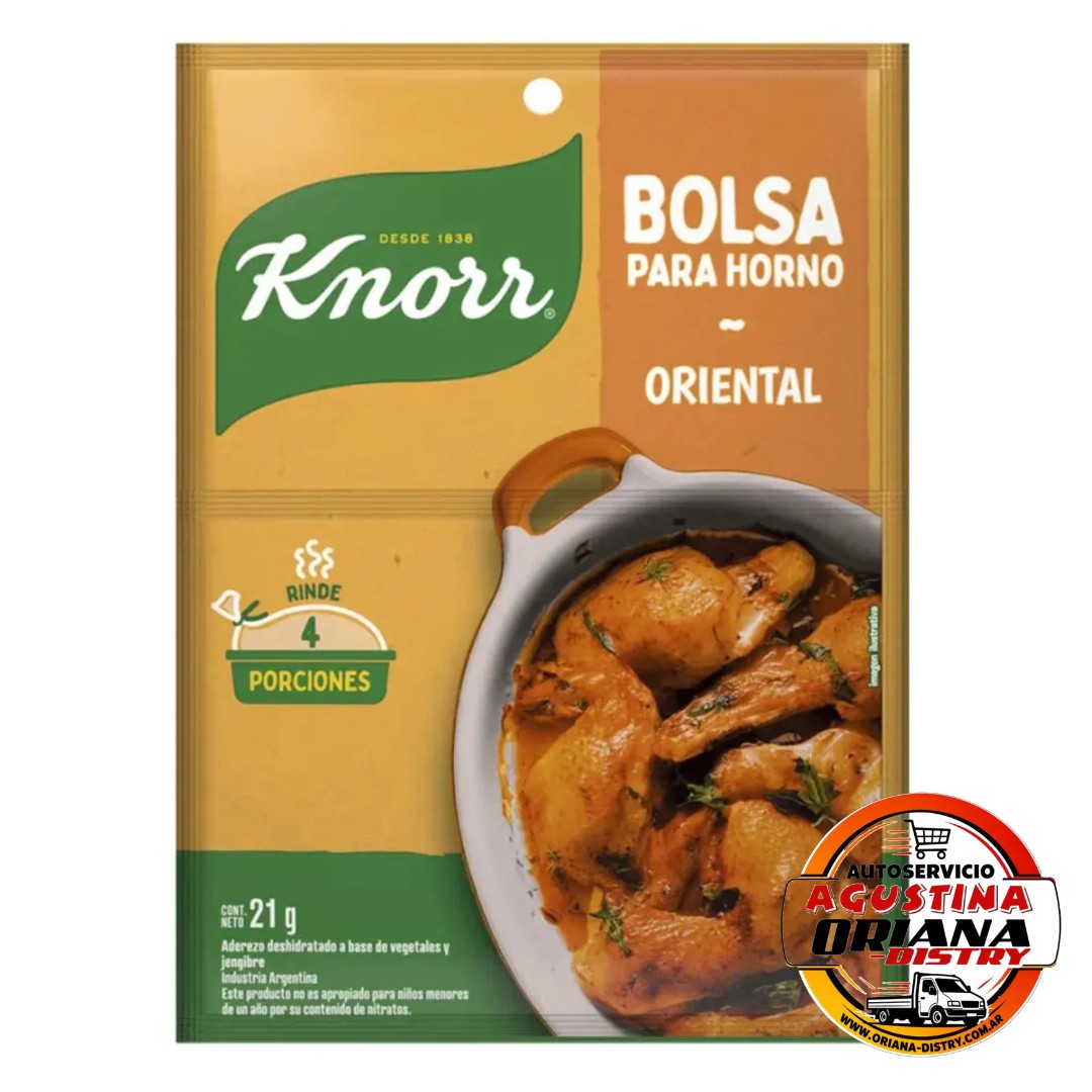 KNORR BOLSA HORNO ORIENTAL