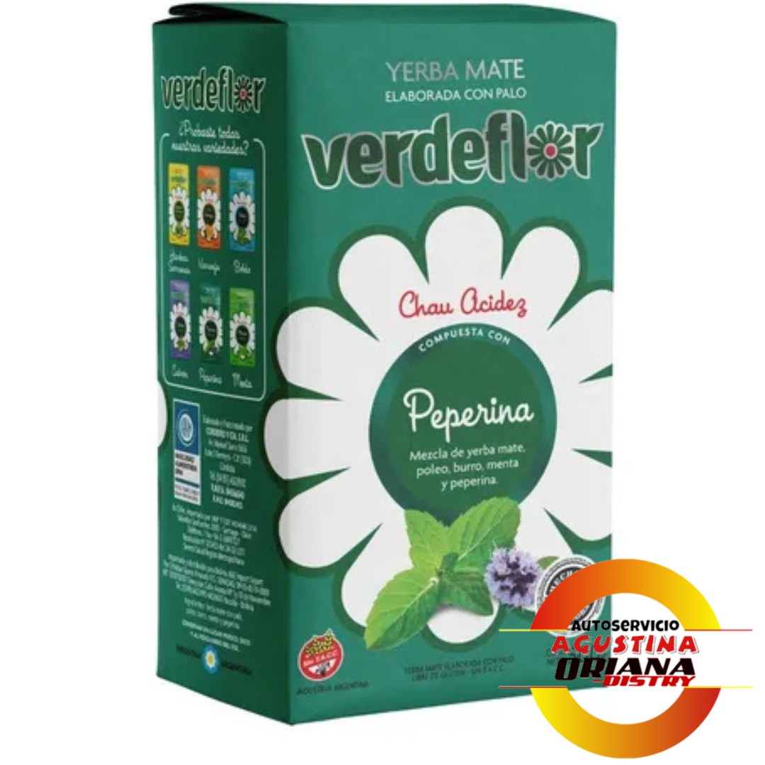 YERBA 500G VERDEFLOR PEPERINA