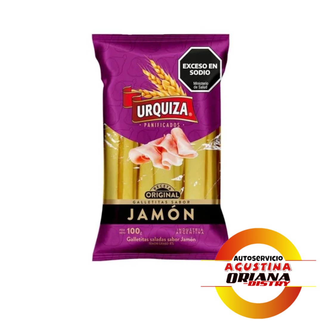 GALLETITAS URQUIZA 100G TALITA JAMON