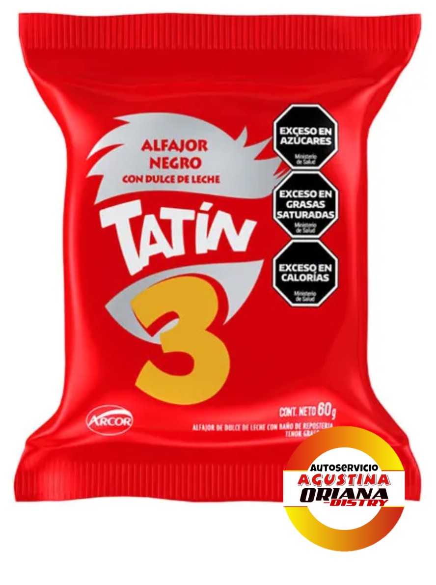 ALFAJOR TATIN TRIPLE NEGRO