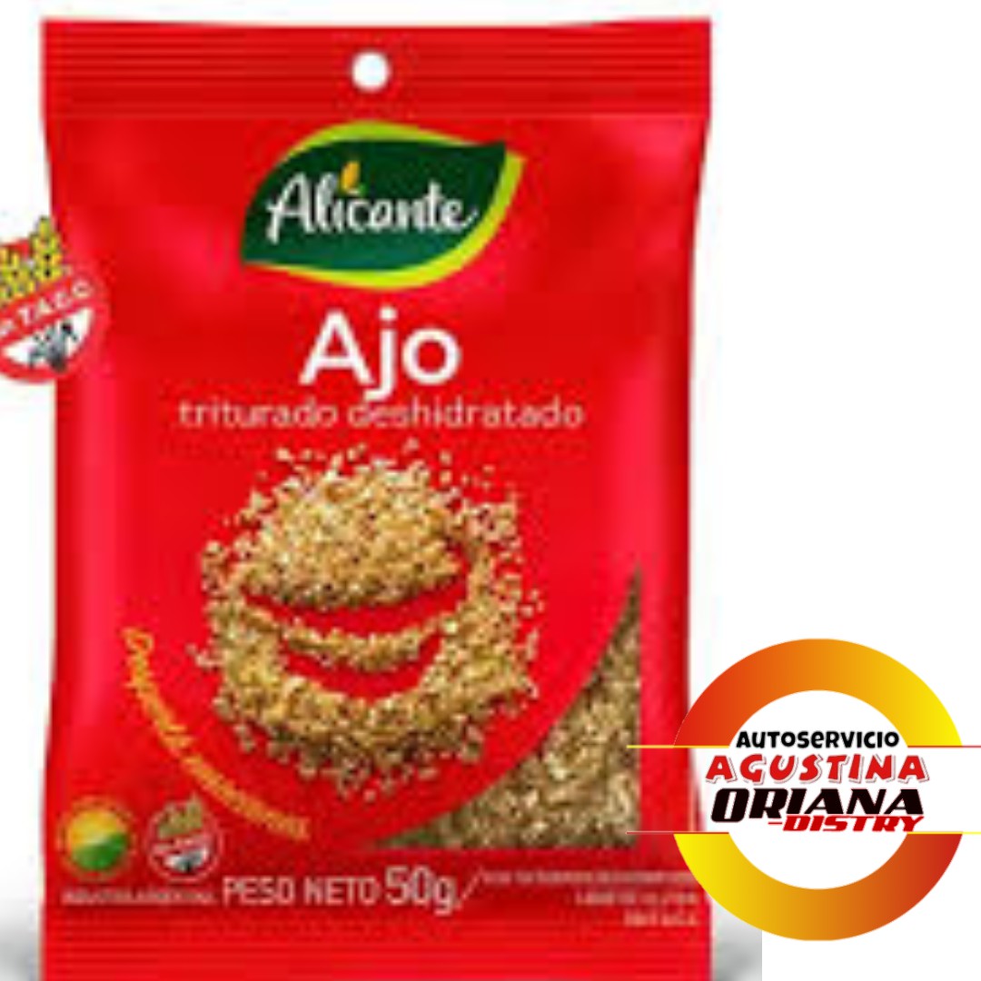 CONDIMENTO ALICANTE  AJO TRITURADO 50G