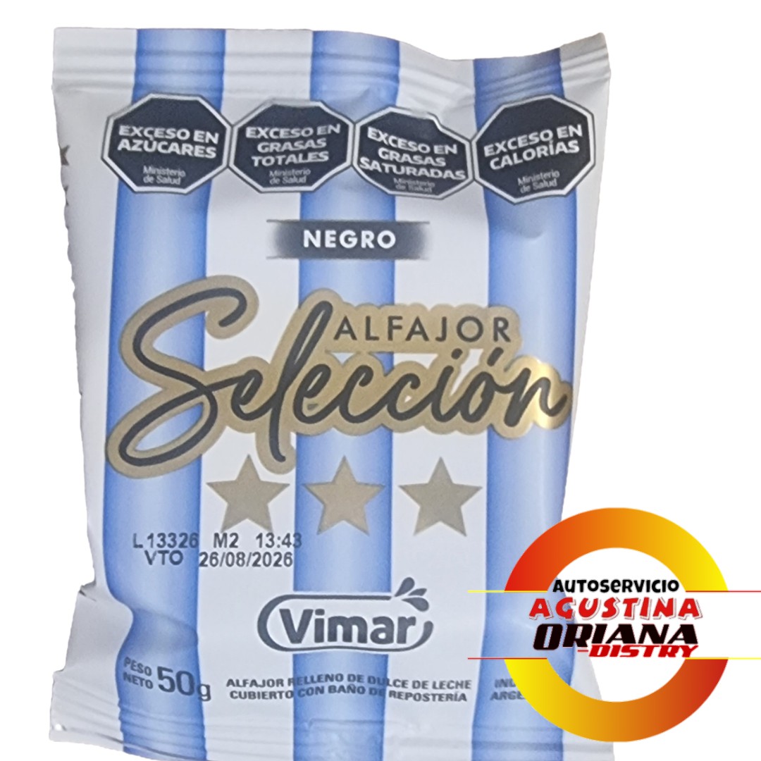 ALFAJOR VIMAR SELECCION 50G X UNI