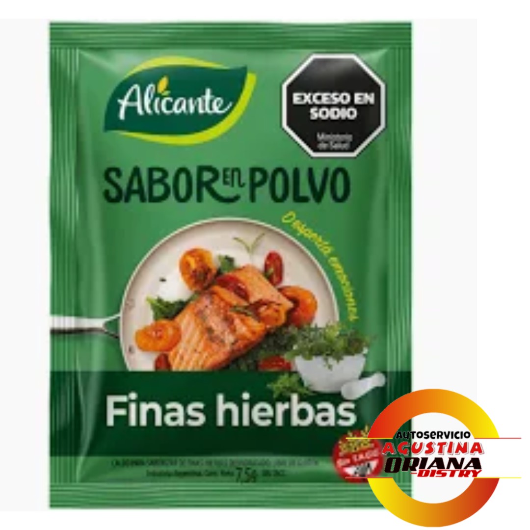 SABOR EN POLVO FINAS HIERBAS