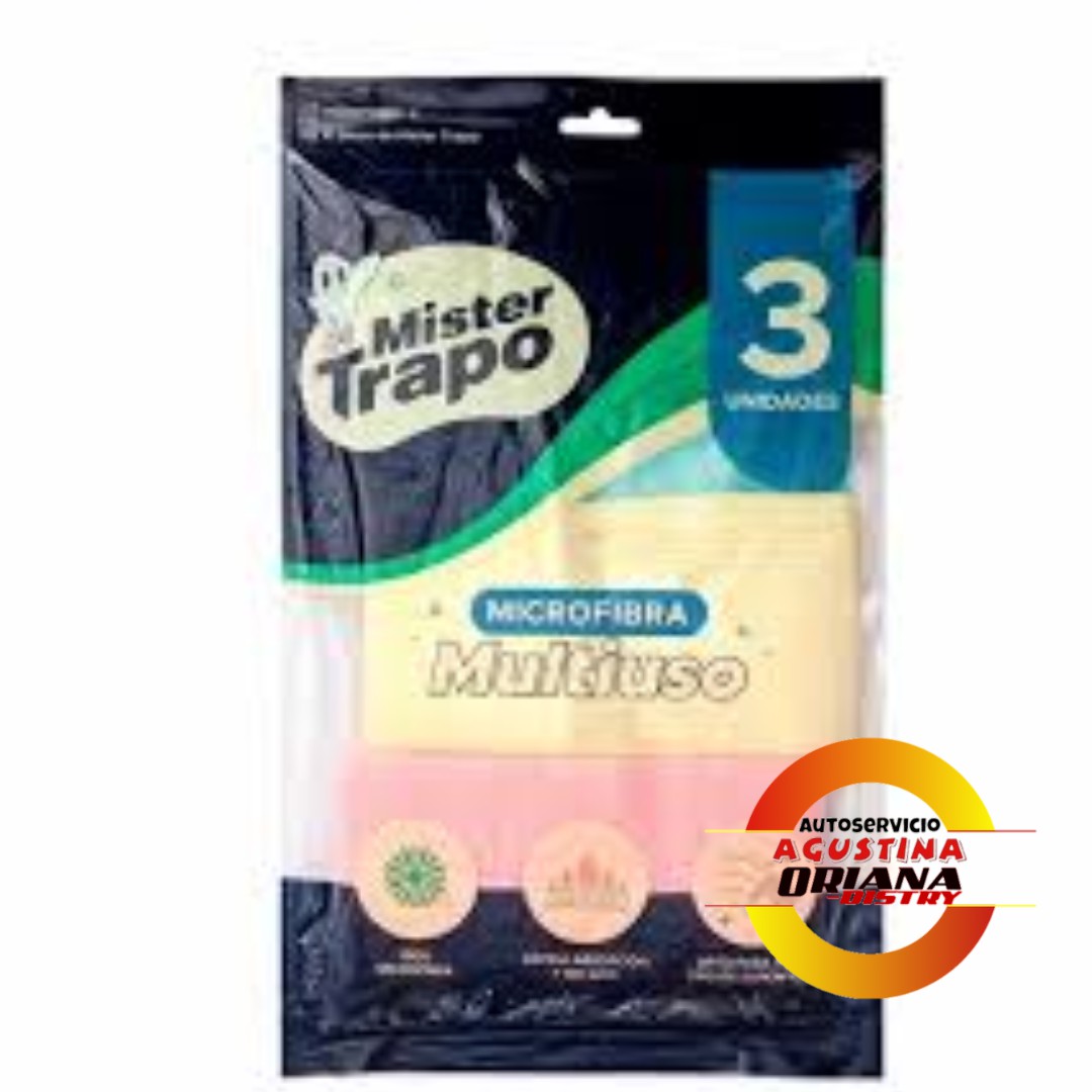 MICROFIBRA MISTER TRAPO X3
