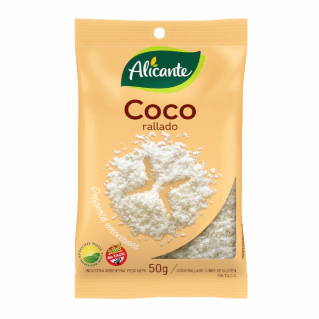 CONDIMENTO COCO RALLADO 50G ALICANTE