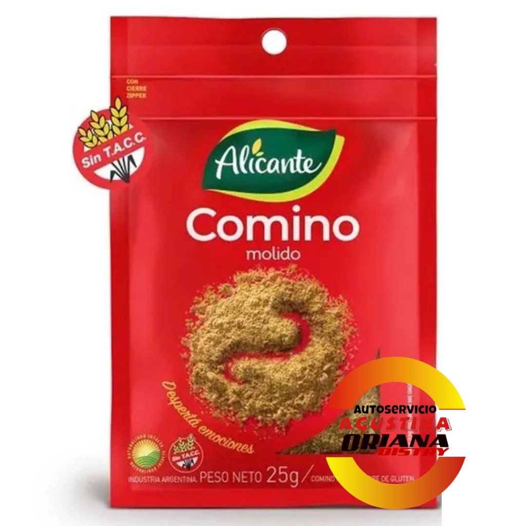 CONDIMENTO COMINO 25G ALICANTE