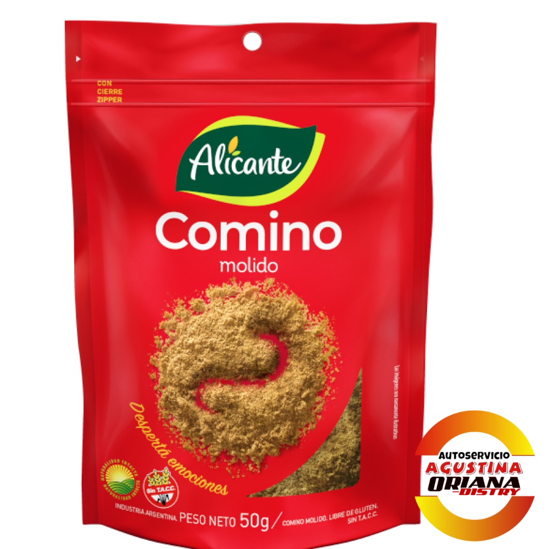 CONDIMENTO COMINO 50G ALICANTE