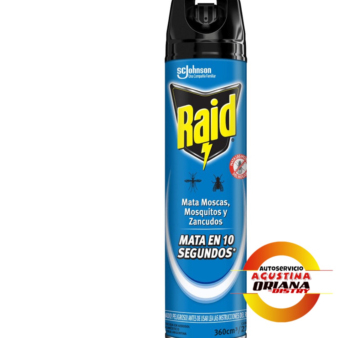 INSECTICIDA AEROSOL RAID AZUL