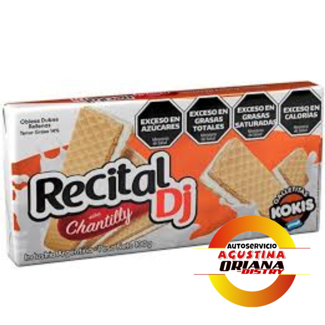 GALLETITAS RECITAL 100G CHANTILLY