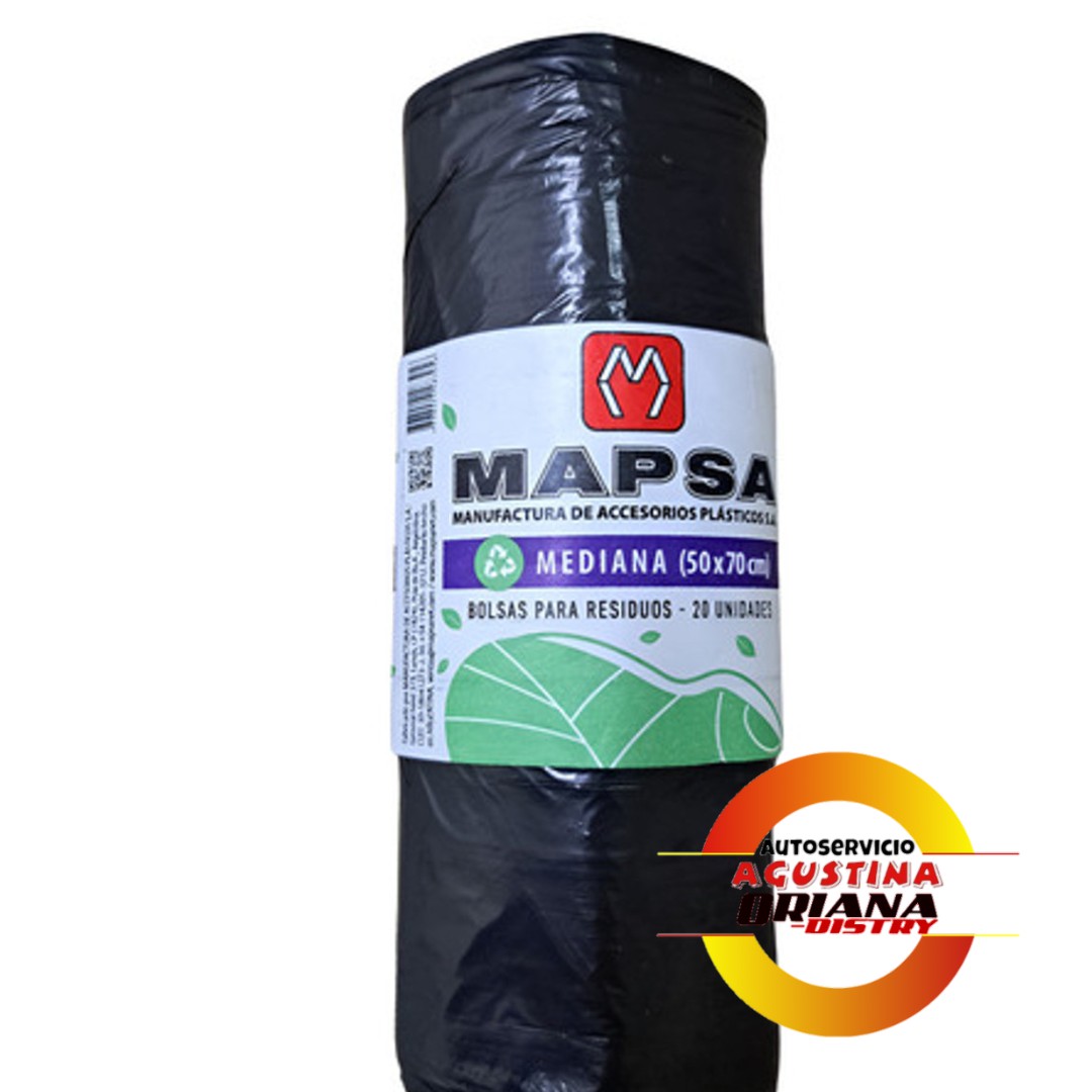 BOLSA RESIDUO MAPSA 45X60 20U