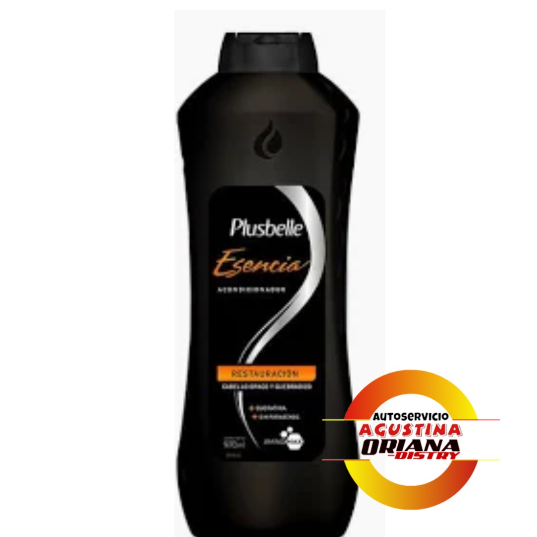 ACONDICIONADOR 1L PLUSBELLE NEGRO RESTAURACION