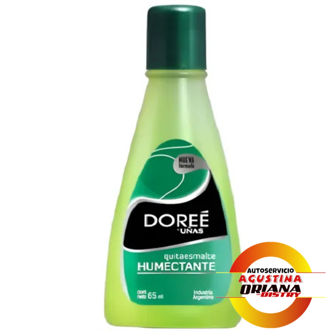 QUITA ESMALTE 65ML DOREE  HUMECTANTE