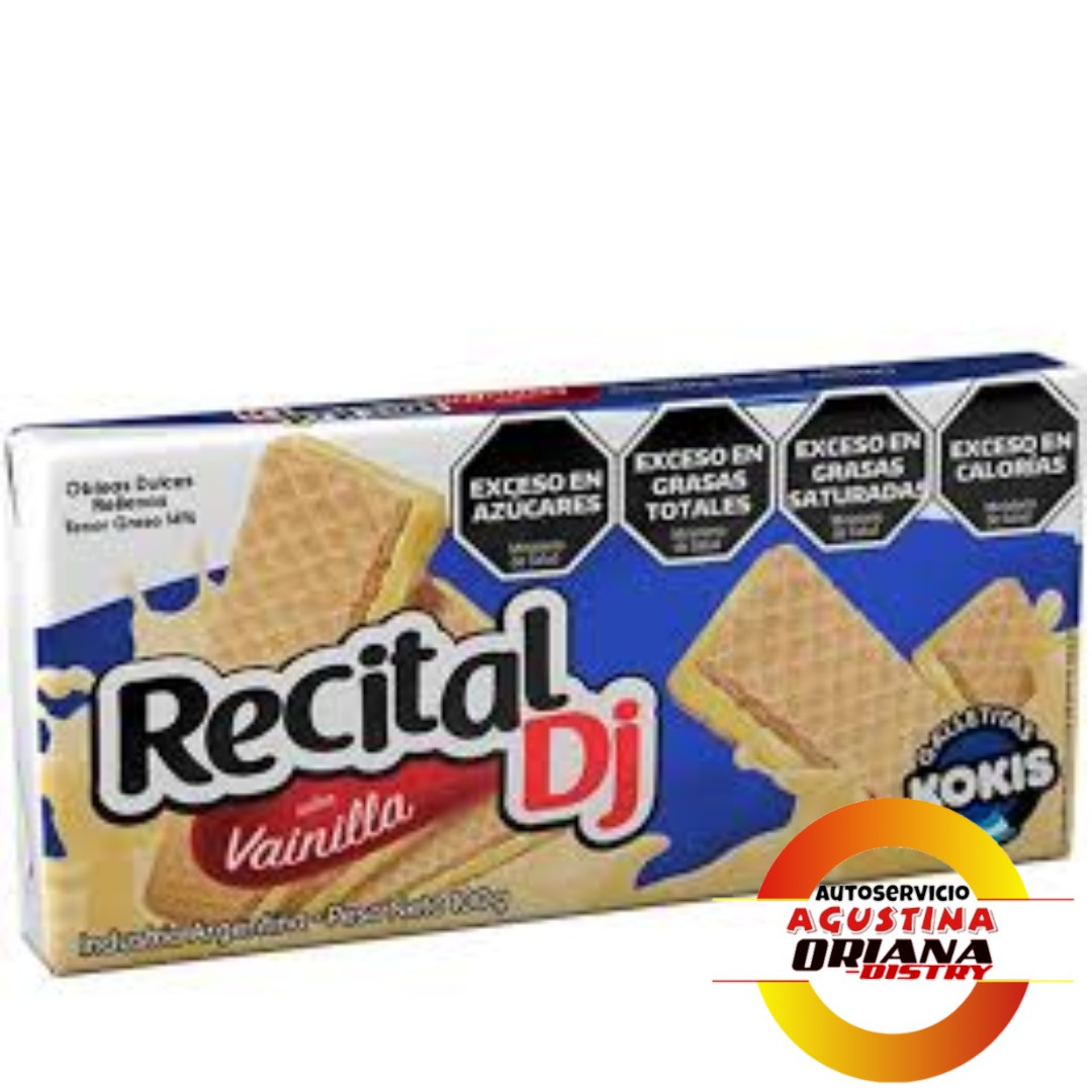 GALLETITAS RECITAL 100G VAINILLA