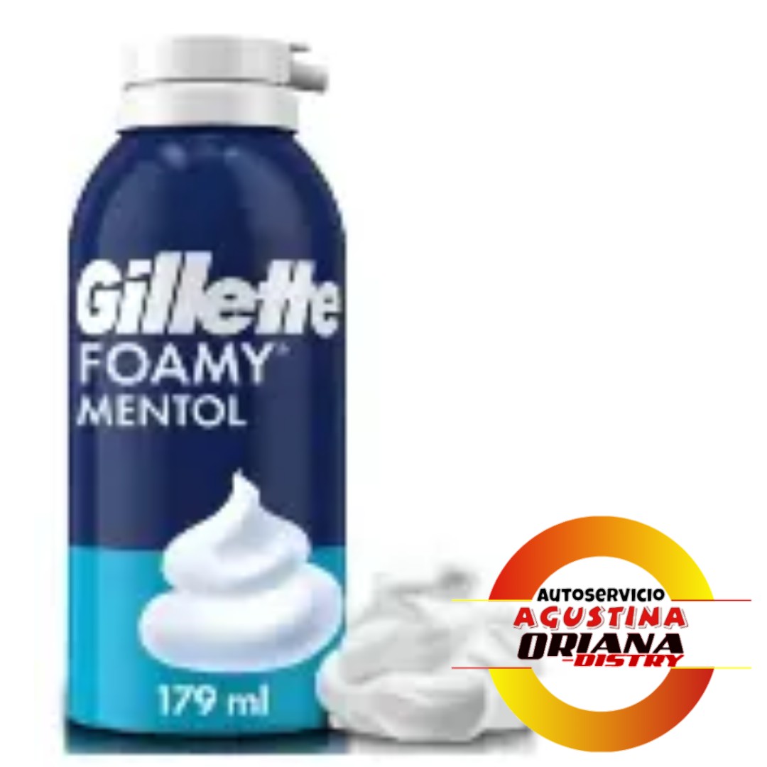 ESPUMA DE AFEITAR GILLETTE 175G MENTOL