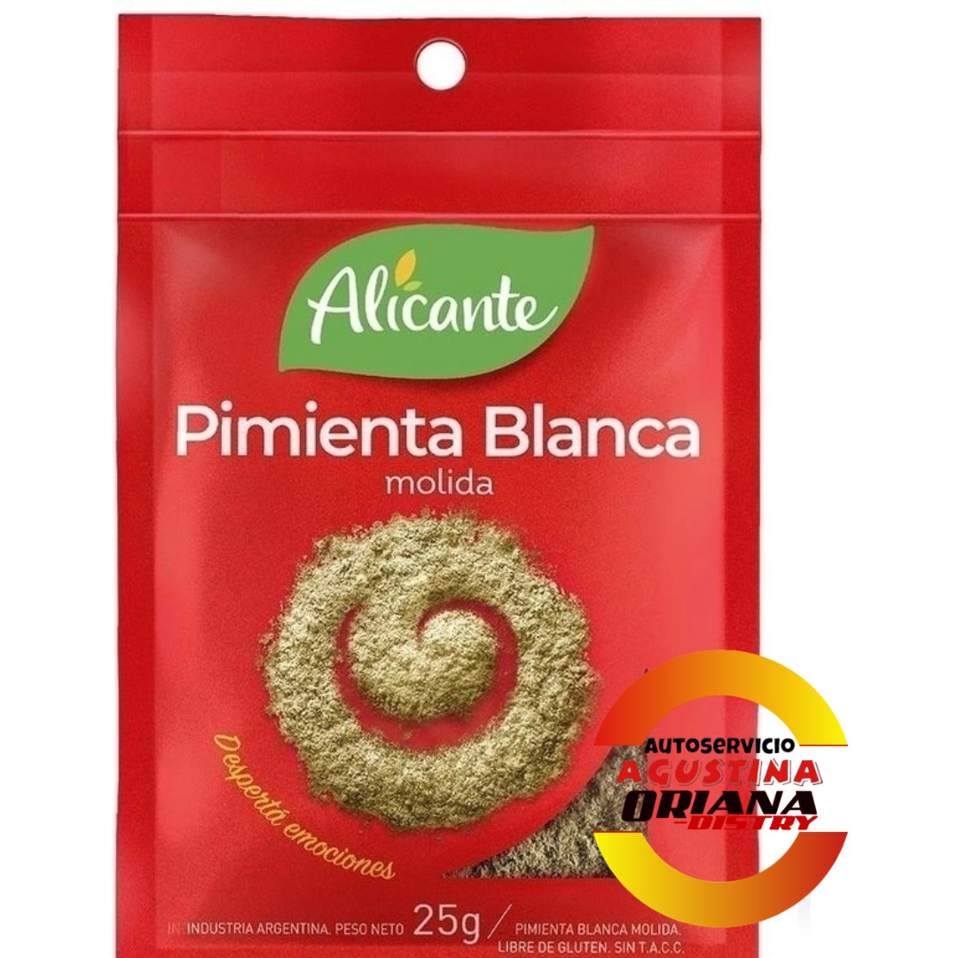 CONDIMENTO PIMIENTA 25G ALICANTE