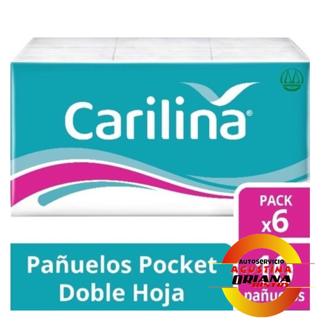 PAÑUELOS CARILINA X6