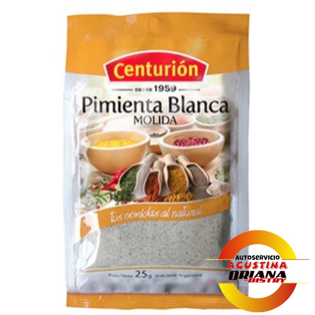 CONDIMENTO PIMIENTA 25G CENTURION