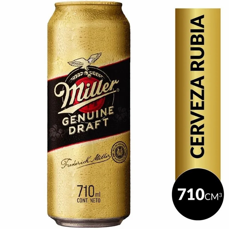 CERVEZA 710ML MILLER LATA