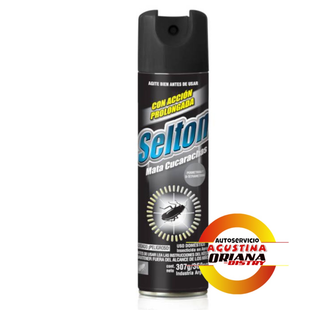 INSECTICIDA AEROSOL SELTON 360CM NEGRO