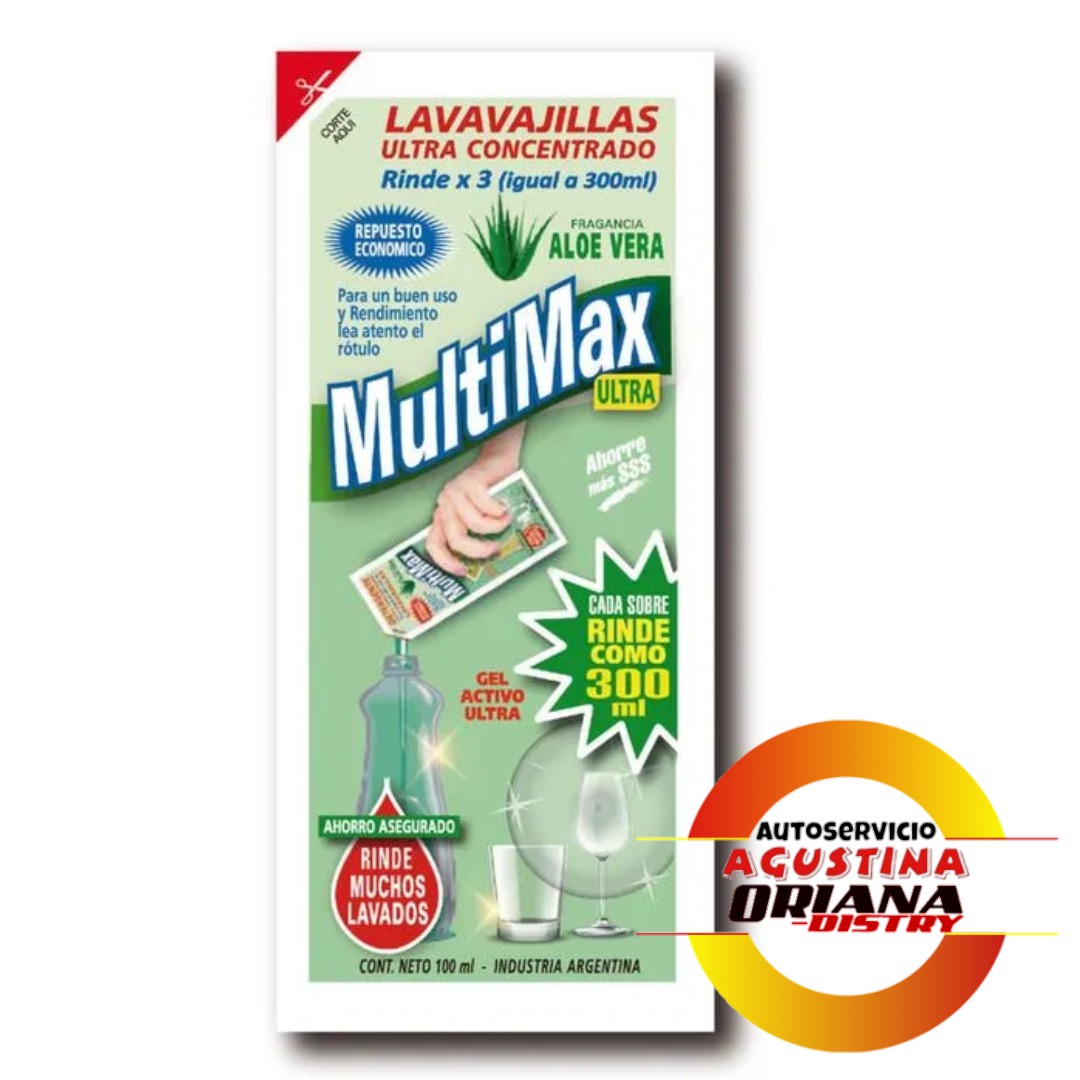 LAVAVAJILLAS MULTIMAX 100ML ALOE VERA