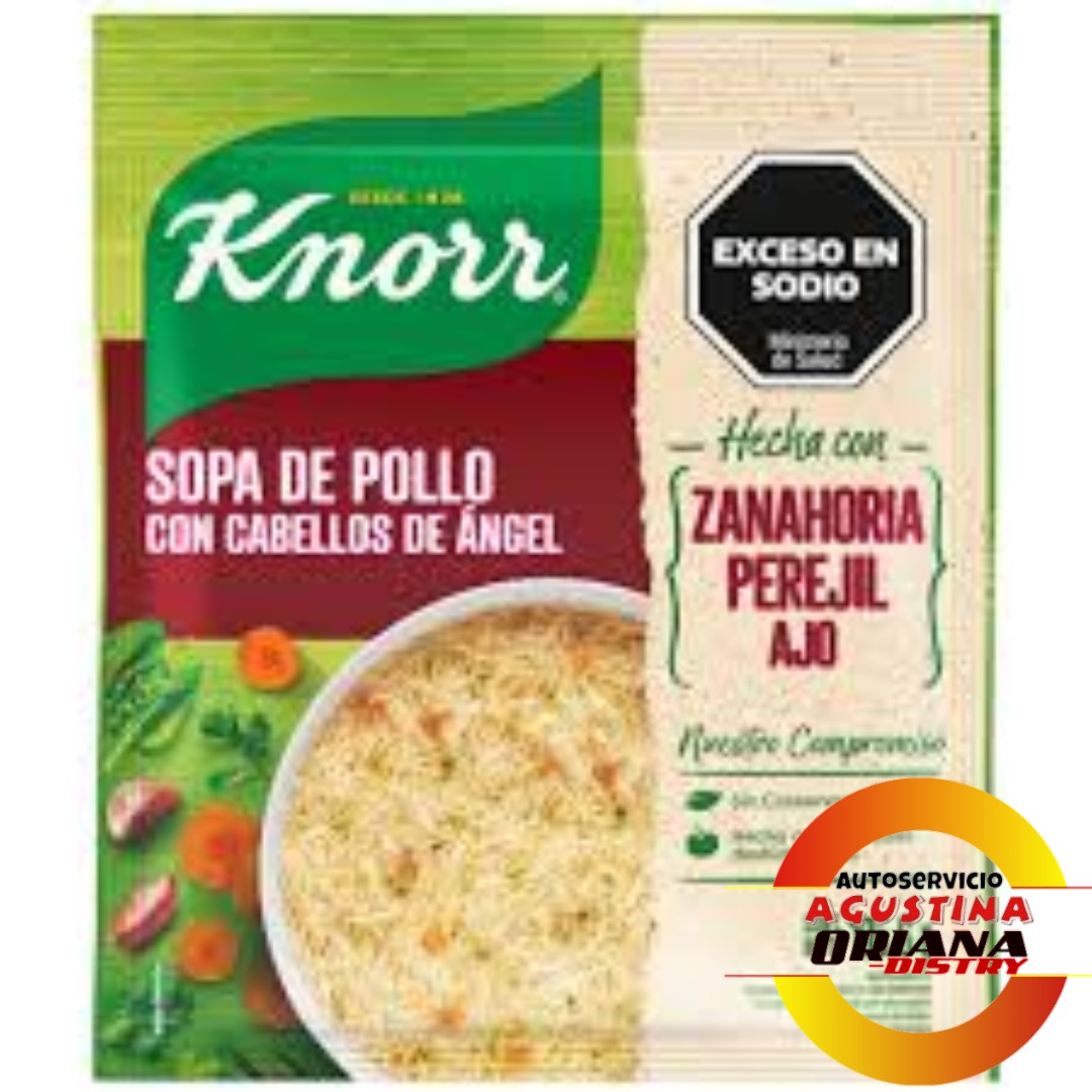 KNORR SOPA DE POLLO C CABELLOS DE ANGEL