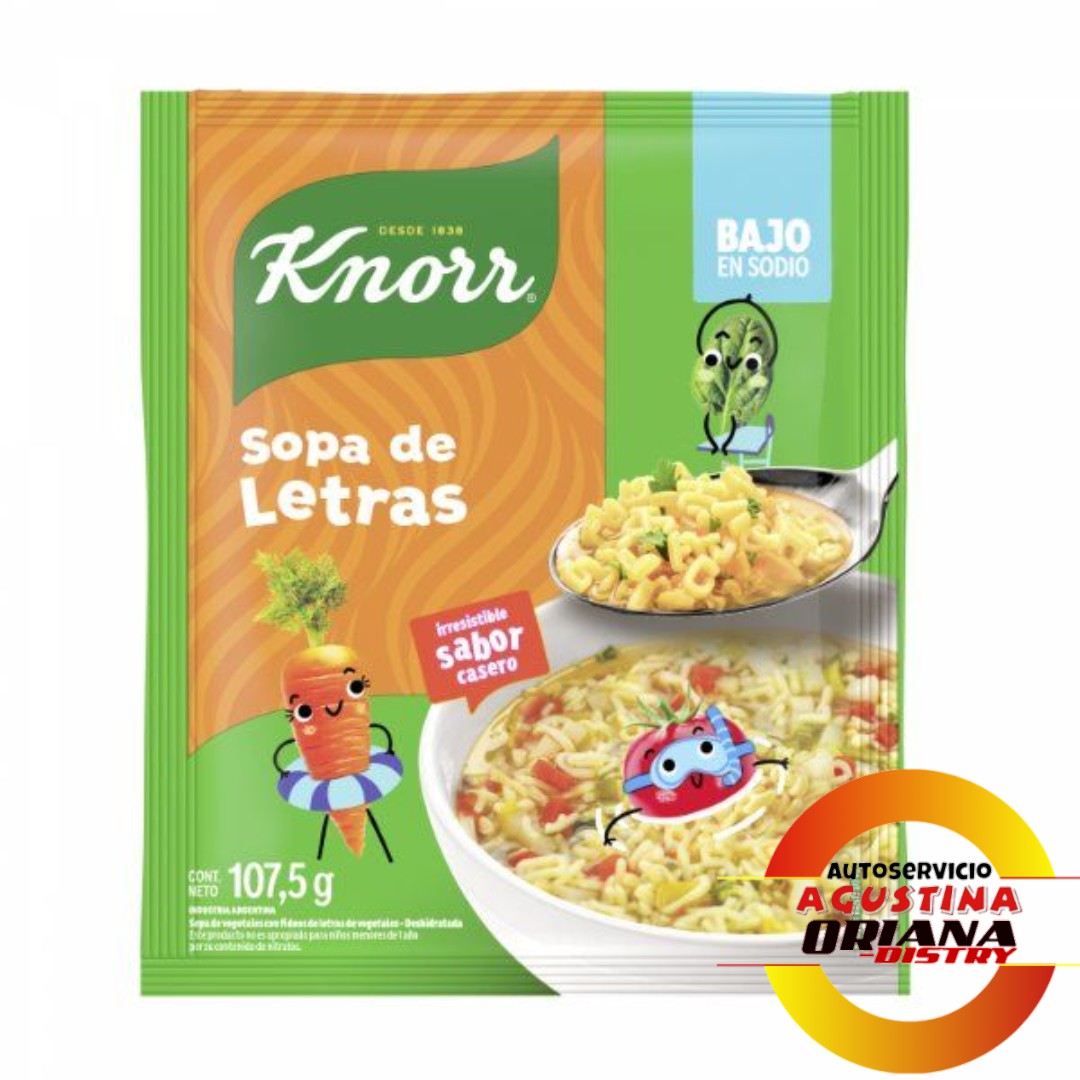 KNORR SOPA DE LETRAS
