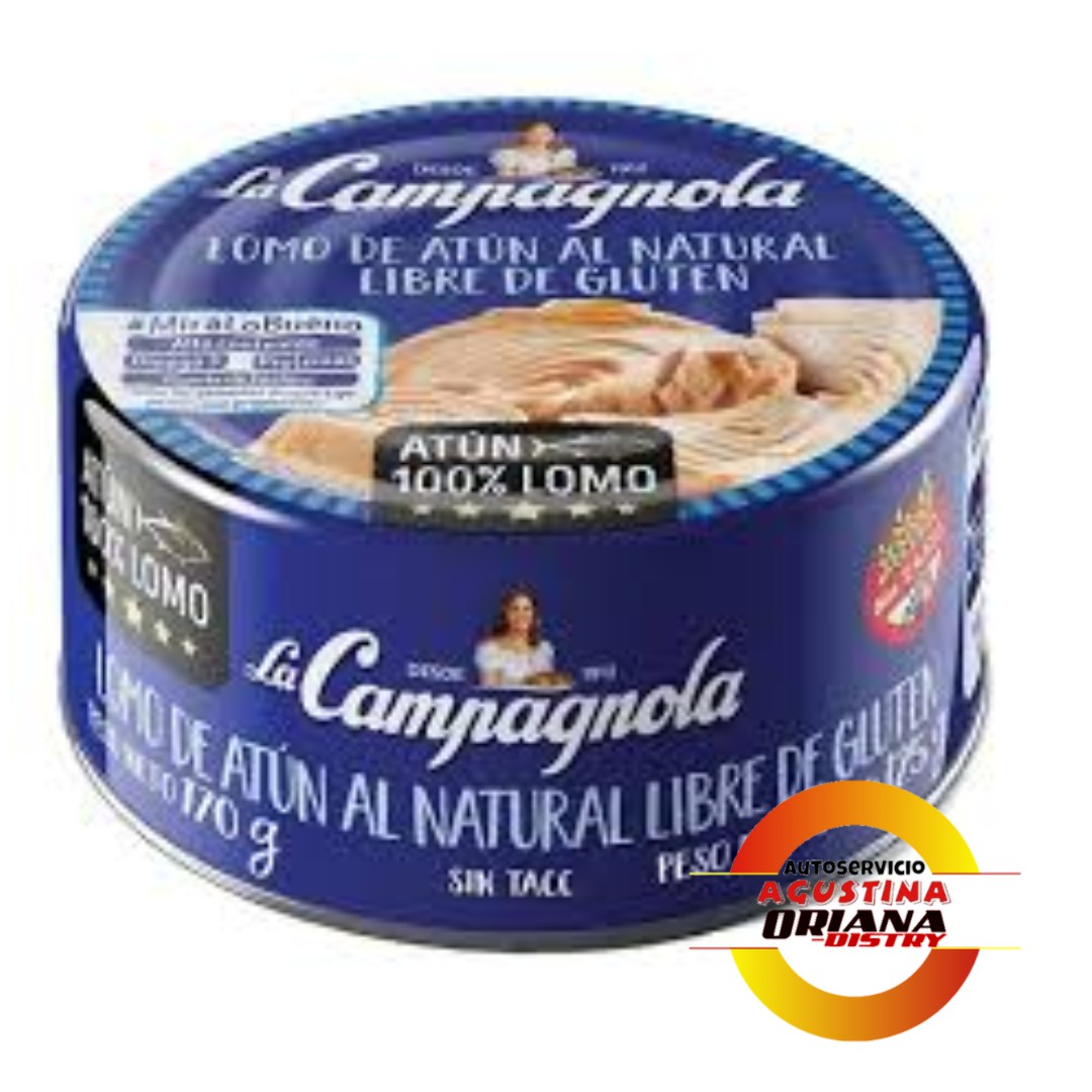 LOMO DE ATUN AL NATURAL LA CAMPAÑOLA 170G