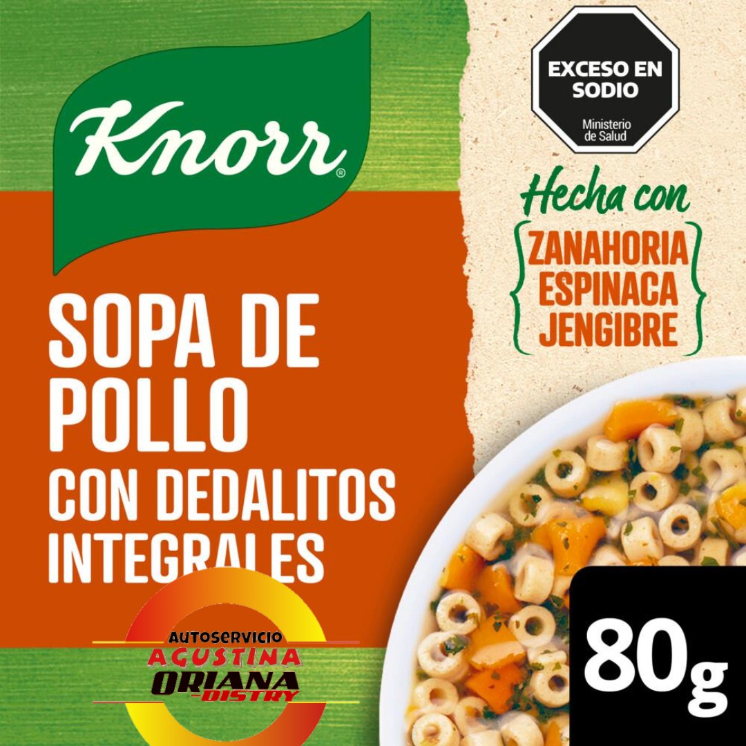 KNORR SOPA POLLO C DEDALITOS INTEGRALES