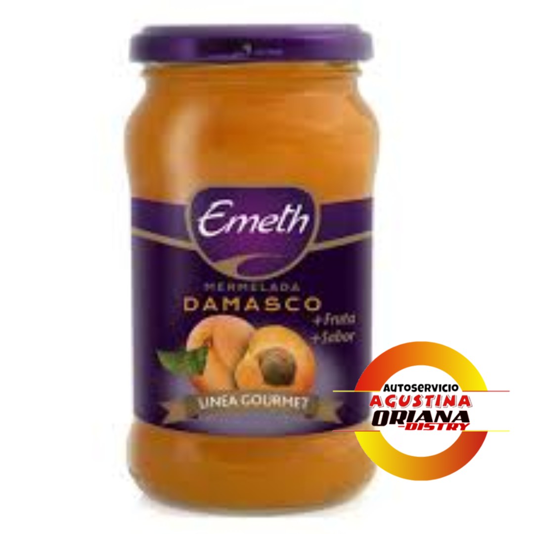 MERMELADA FRASCO 454G EMETH DAMASCO