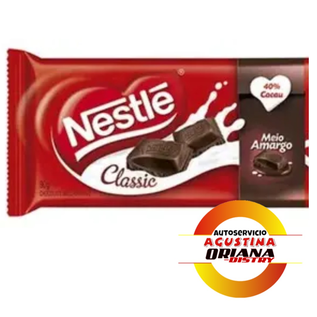 CHOCOLATE NESTLE 90G SEMI AMARGO