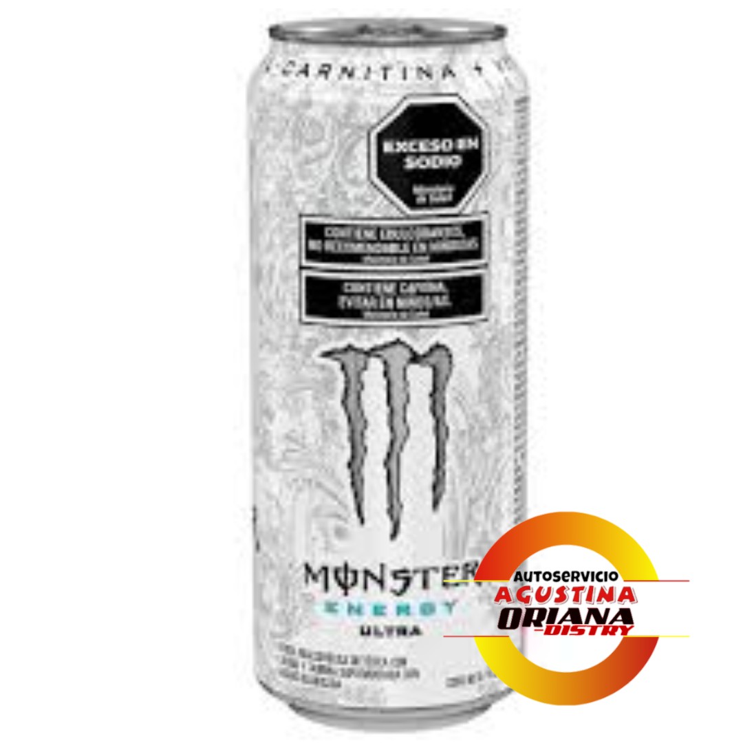 MONSTER ENERGY 473ML BLANCO