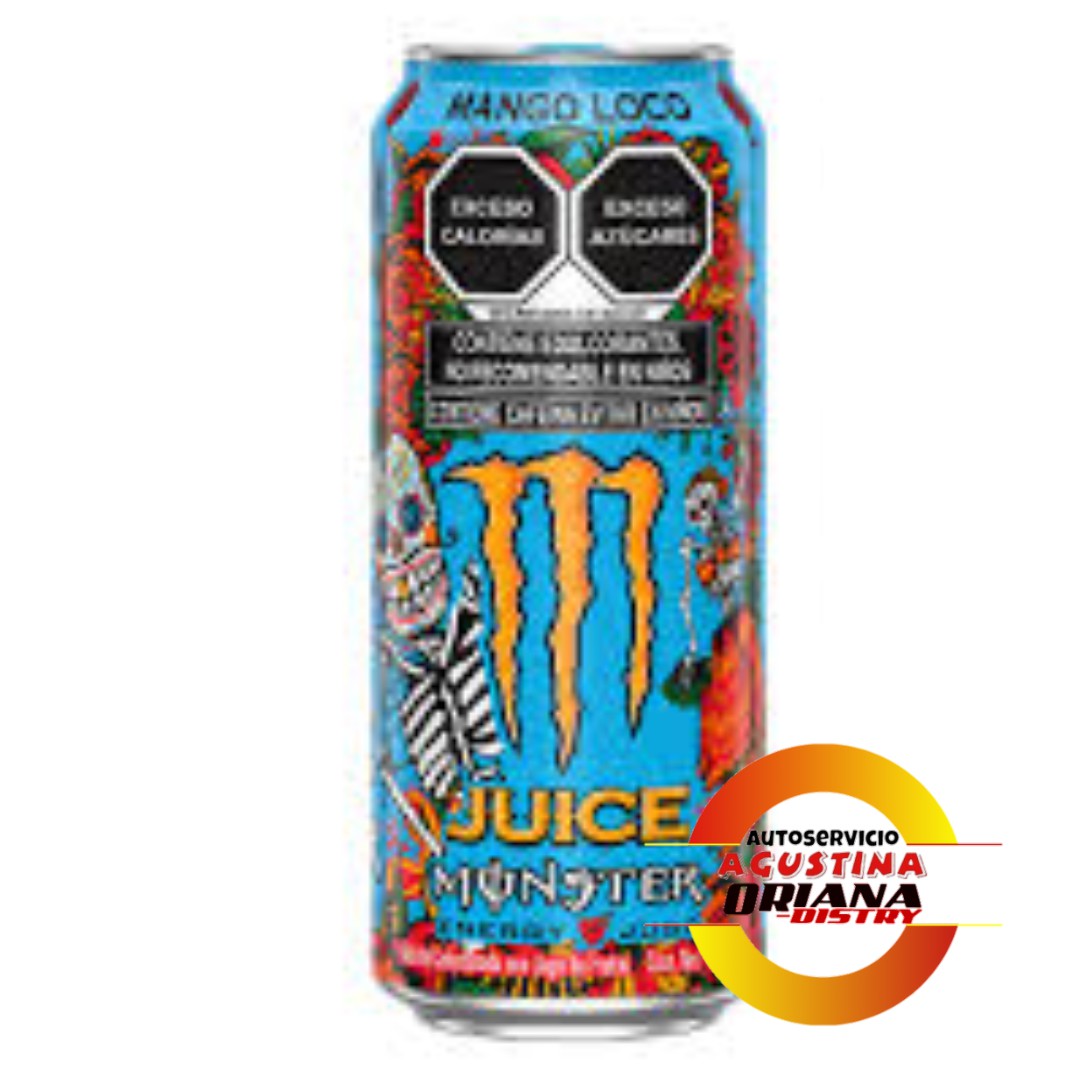 MONSTER ENERGY 473ML  MANGO LOCO