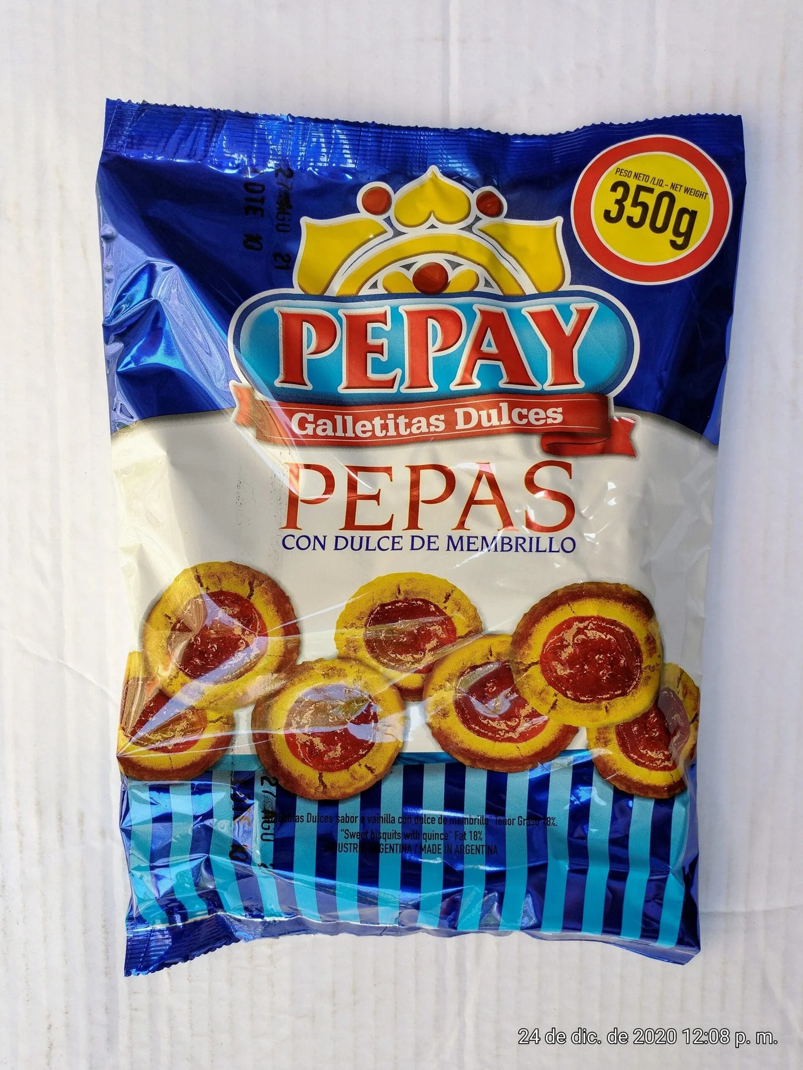 GALLETITAS PEPAY 350G PEPAS
