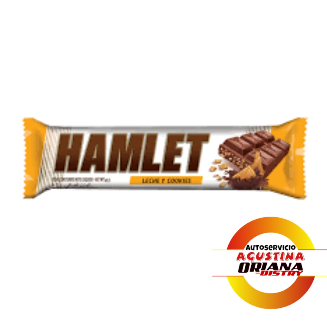 CHOCOLATE HAMLET 45G LECHE Y COOKIES