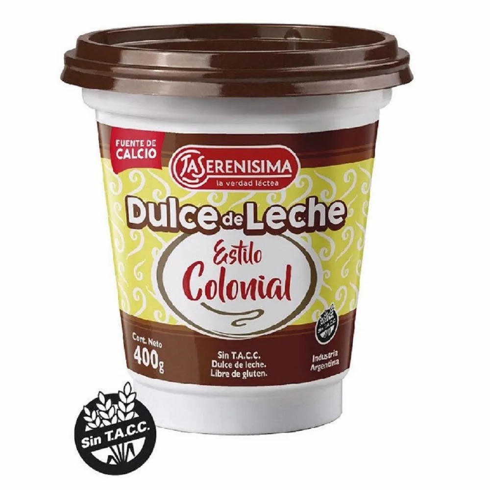 DULCE DE LECHE 400G SERENISIMA COLONIAL
