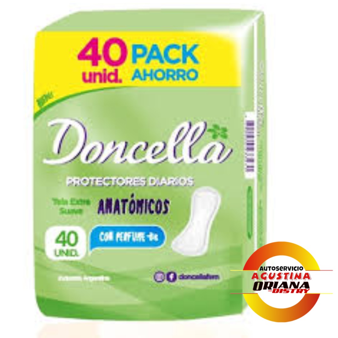 PROTECTORES DONCELLA X40 ANATOMICOS S/PER ROSA