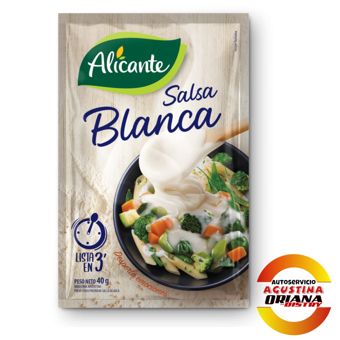 CONDIMENTO ALICANTE SALSA BLANCA