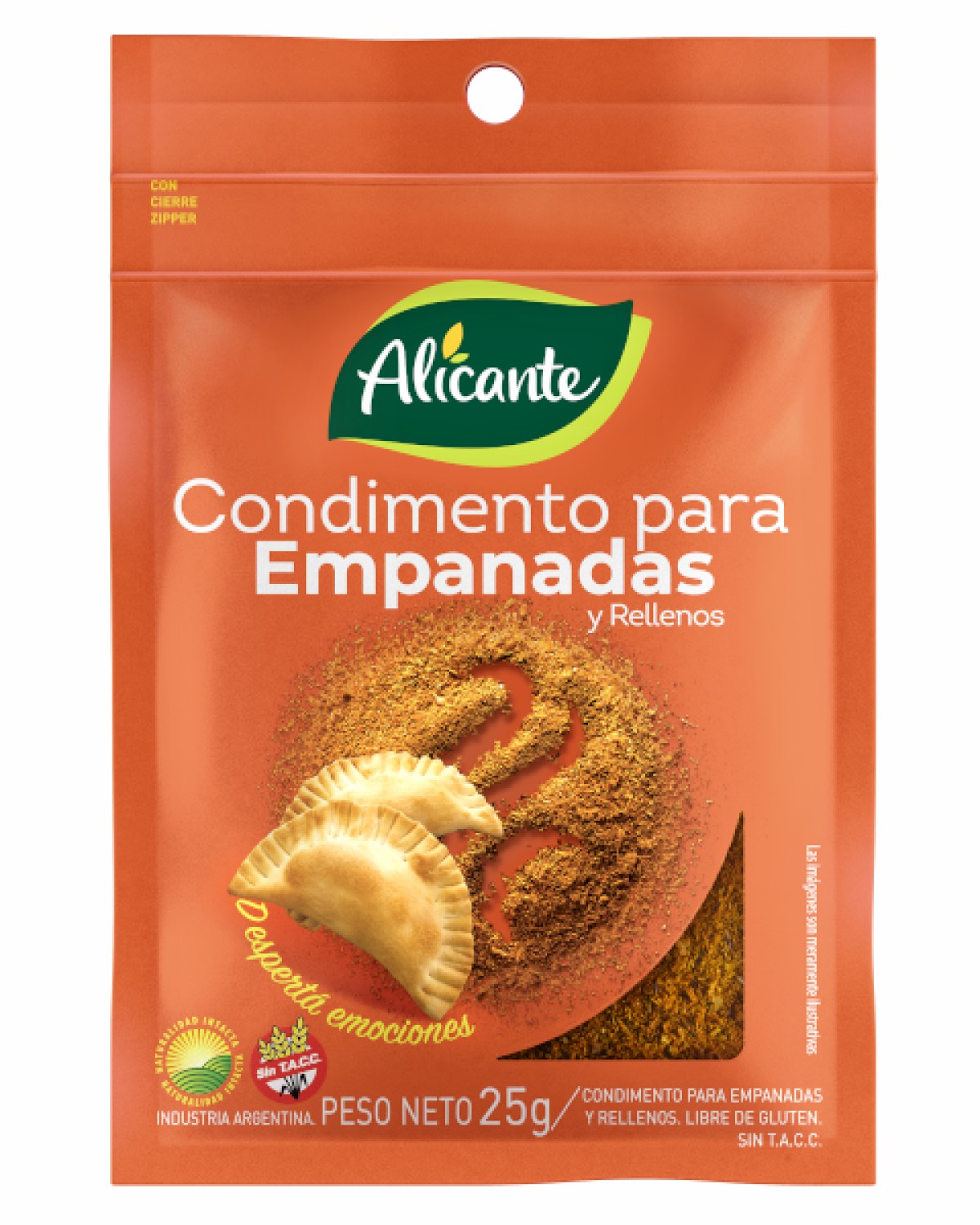 CONDIMENTO ALICANTE EMPANADAS 25G