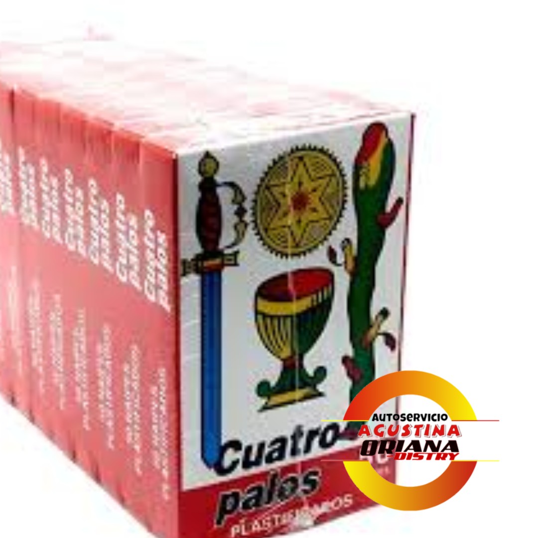 CARTAS 4 PALOS X50